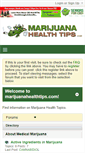 Mobile Screenshot of marijuanahealthtips.com